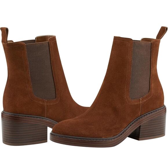 Marc Fisher Women's Modesty Ankle Boot Suede Size 6.5 M, Stylish and Comfortable - Picture 3 of 8